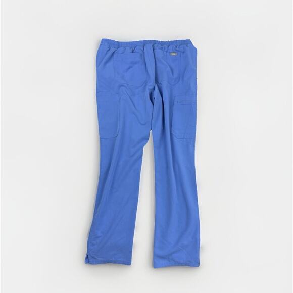 FIGS Yola Skinny Scrub Pant Womens L Blue Nurse Uniform Stretch TW2000R 1356 - Picture 5 of 16